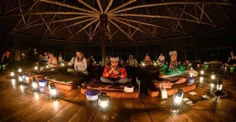 Actividad de ayahuasca en ceremonia