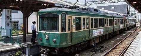 Enoden tren hacia Hase y Kamakura