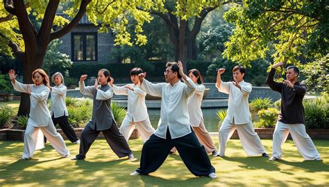Tai Chi form en comunidad