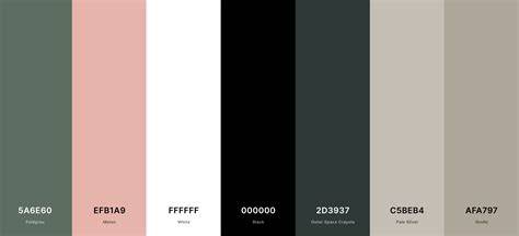 diseño minimalista con paleta de color brillante