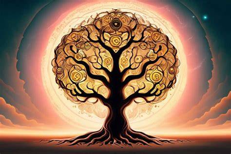 paradiso, simbologia alberi vita e conoscenza