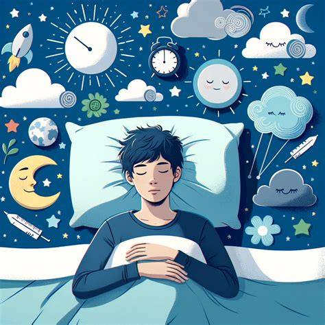 ilustración de mindfulness y sueño