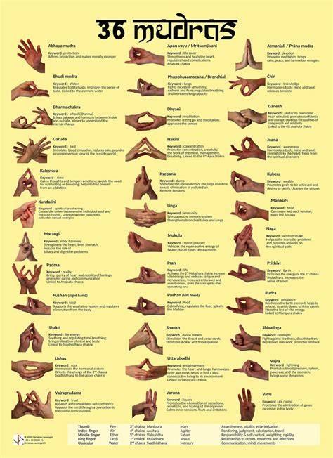 poster de buda y mudras (visuales)
