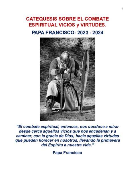 imagen de combate espiritual y virtudes