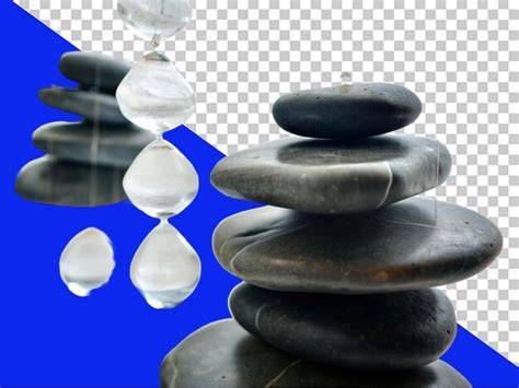 piedras y agua para meditacion