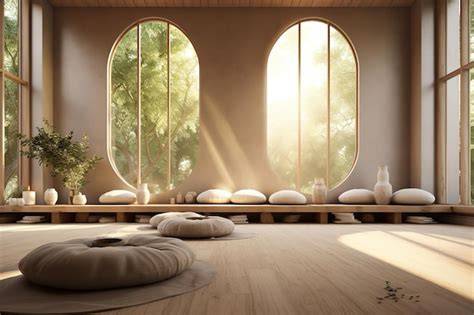 espacios yoga interiores y comodidades