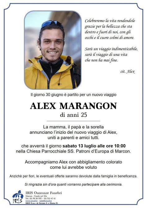gráfica cronológica del caso Alex Marangon