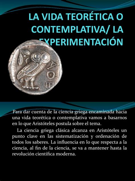 ilustración de contemplación y acción en Aristóteles