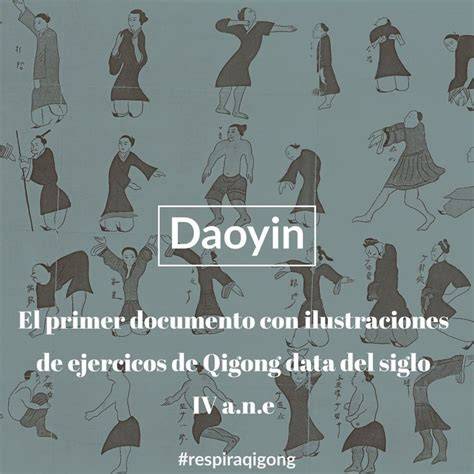 Ilustraciones de Daoyin y prácticas de Qi Gong en contextos históricos