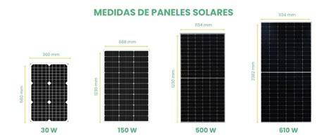 tabla de medidas y compatibilidad de paneles