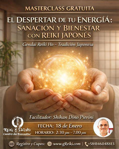 Reiki y bienestar integral infografía