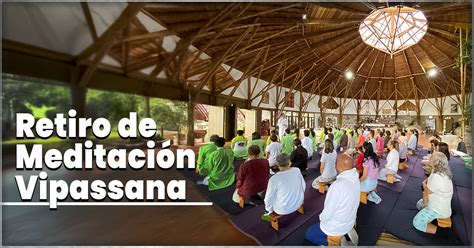 gráfica de flujo Vipassana dentro del retiro