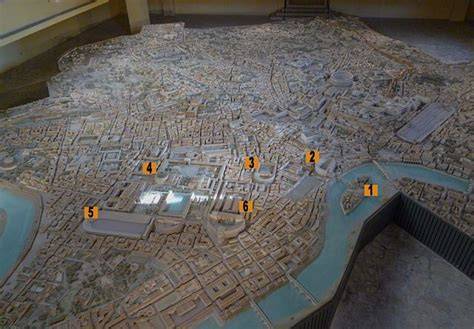 maqueta de Roma imperial en EUR