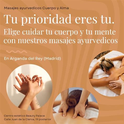 infografía masajes ayurvédicos