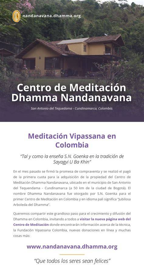 centro de meditación Vipassana