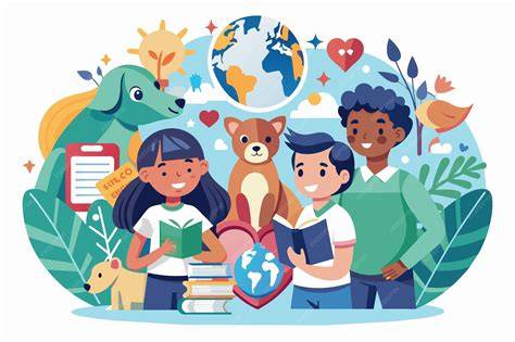 gráficos de compasión y educación global