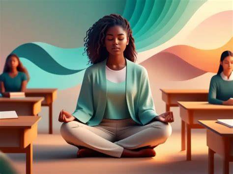 ilustracion mindfulness en aula