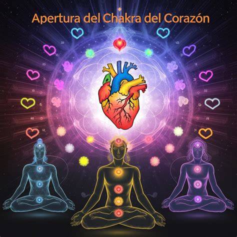 gráfica de apertura del chakra del corazón