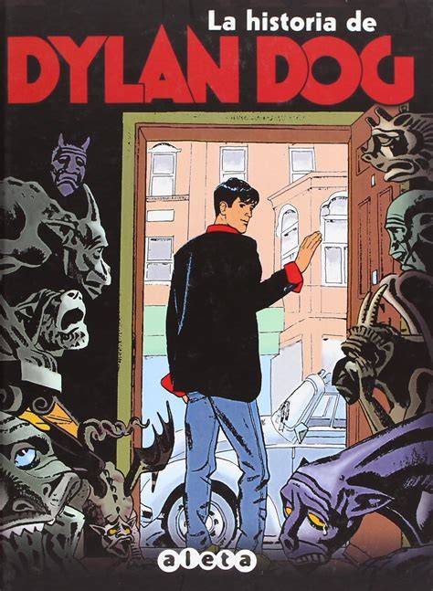 infographic: estructura de personajes de Dylan Dog