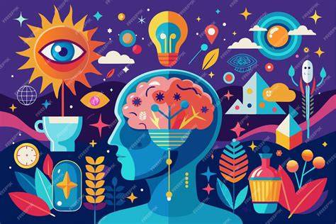 ilustración de observador y mente