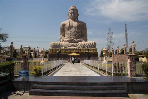 ilustración de la vida del Buda en Sarnath y Bodh Gaya