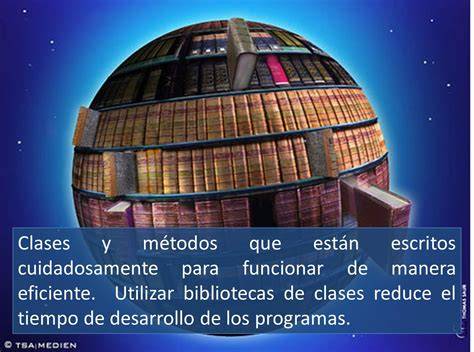 infografica de biblioteca de clases