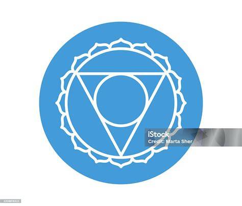 ilustraciones del quinto chakra y la garganta