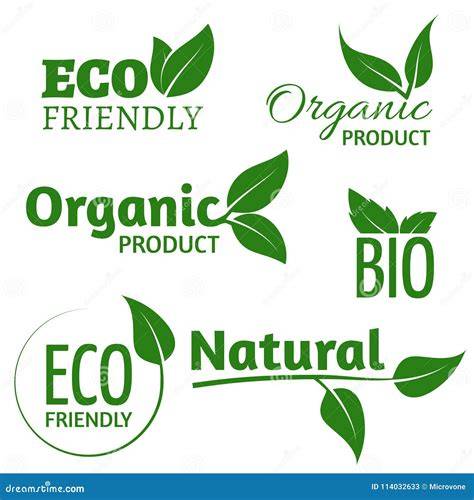 logotipos de productos bio