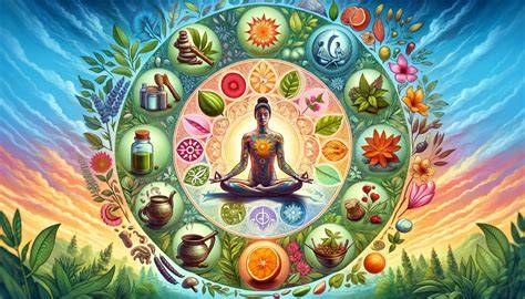 gráfico de beneficios del Ayurveda para la salud