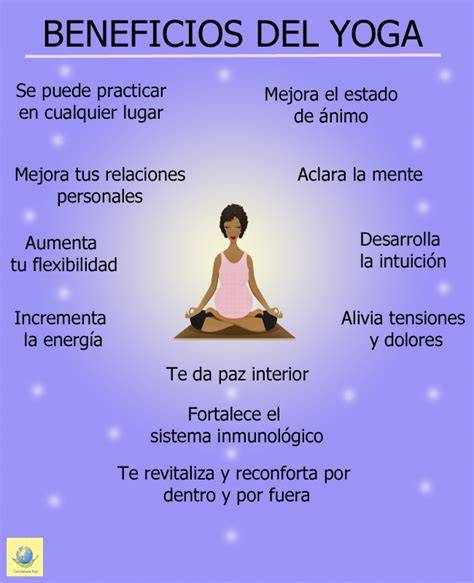 infografía sobre Raja Yoga y beneficios de la meditación