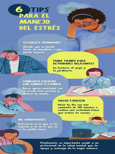 infografía beneficios del manejo de estrés