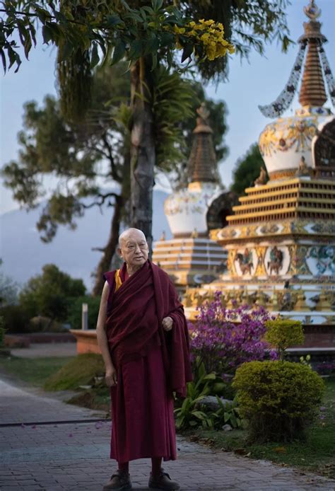 imagen de lama michel rinpoche en meditación