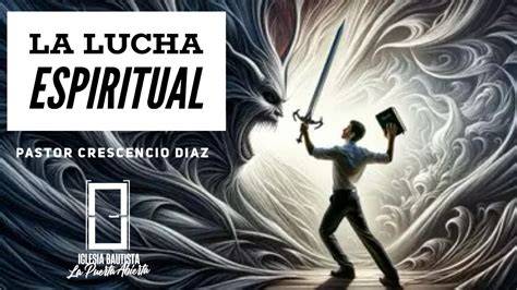 ilustración de lucha espiritual y oración