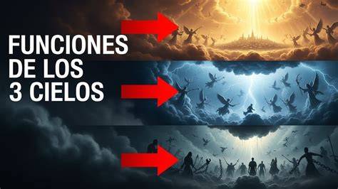 diagrama de tres cielos y guerra espiritual