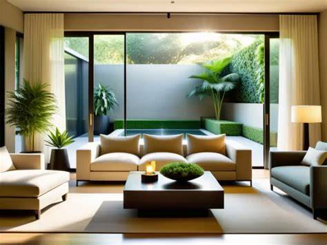 salón armonioso disposición muebles feng shui
