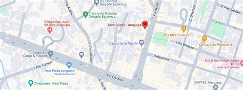 Mapa de ubicación del hotel olímpia en Imola