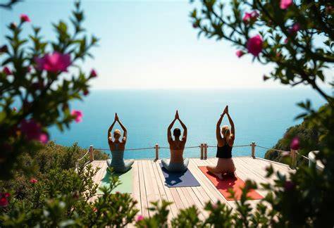 Yoga sul mare Liguria e Bordighera