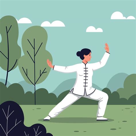 ilustracion movimiento Tai Chi