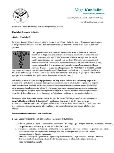 infografía sobre Kundalini y ascenso espiritual