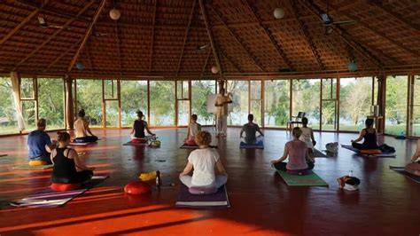 mapa de retiros de yoga en la India
