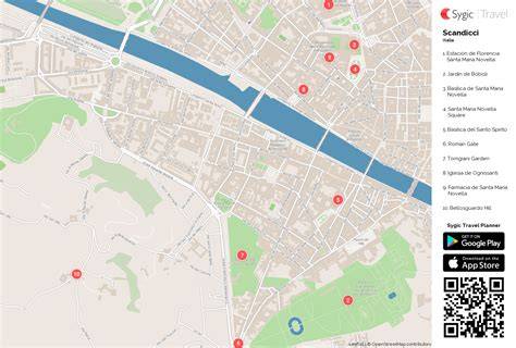 mapa de spas y masajes cerca de Scandicci