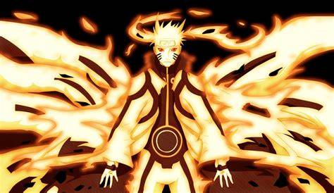gráfico de las nueve colas de Naruto
