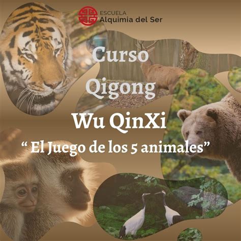 ilustración de los Cinco Animales del Qigong