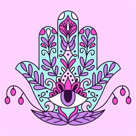 mano de Fatima ilustración perfecta
