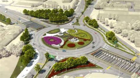 glorieta y mirador en paisaje urbano