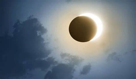 efecto visual y respiración durante eclipse